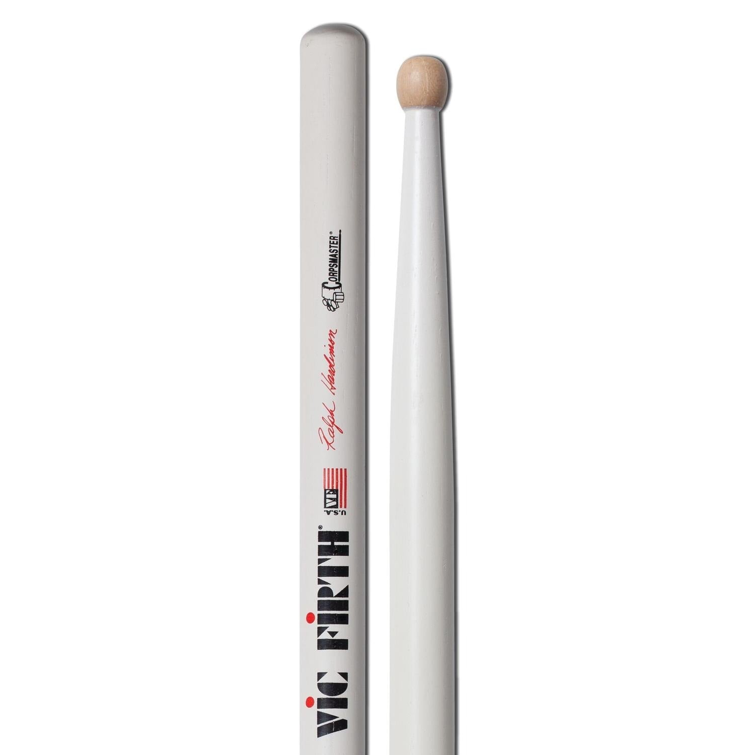 Vic Firth Drumsticks Vic Firth SRH Corpsmaster Ralph Hardimon Signature Snare Drumsticks - Pair