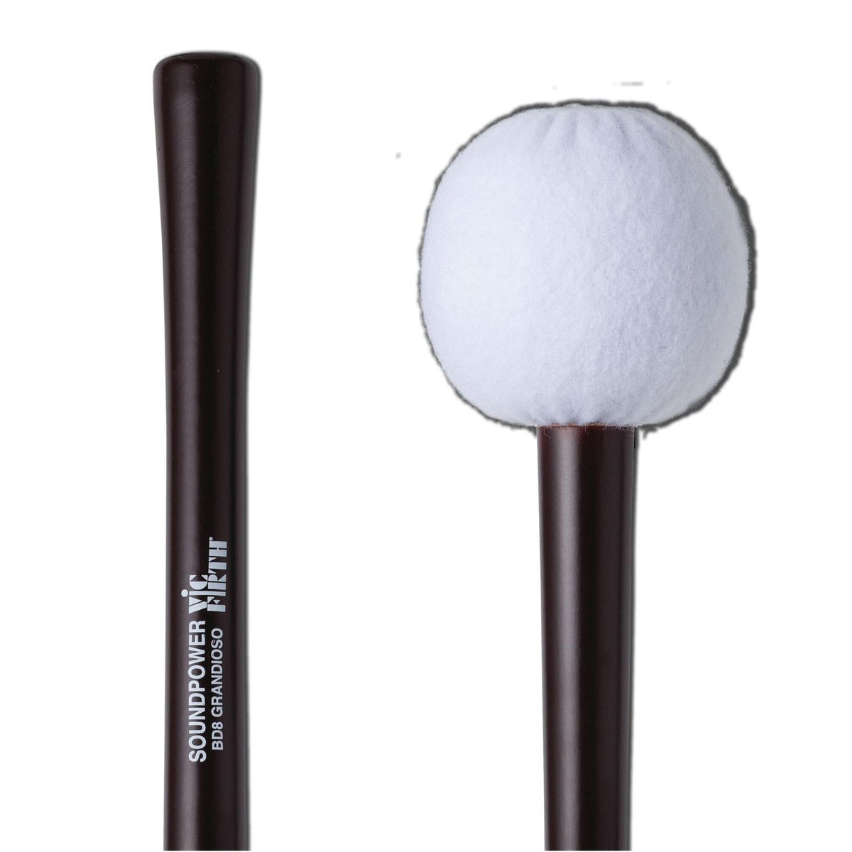 Vic Firth Mallets Vic Firth BD8 Soundpower Bass Drum Grandioso Mallets