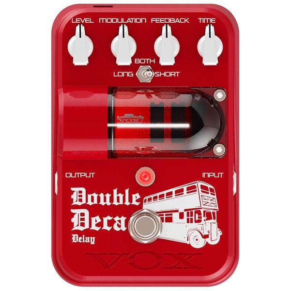 vox effect pedals vox tone tg2-dddl garage double deca delay pedal