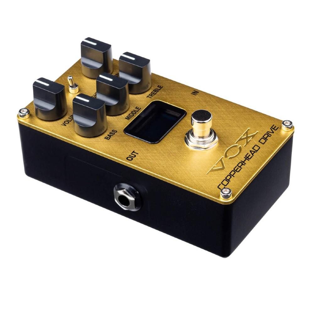 vox effect pedals vox ve-cd valvenergy copperhead drive analog distortion pedal