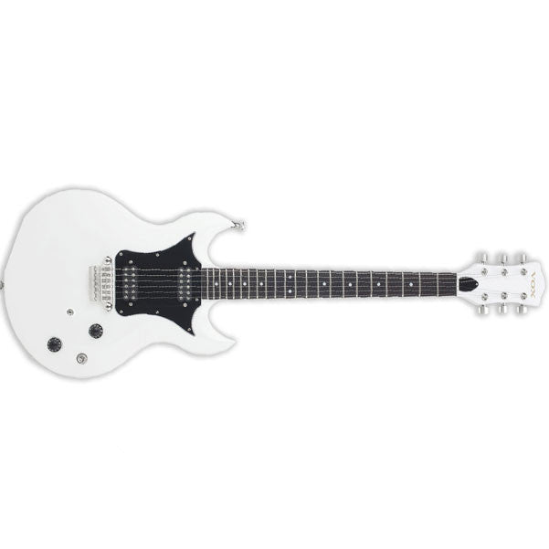 vox electric guitars vox sdc22wh double-cutaway solidbody electric guitar white