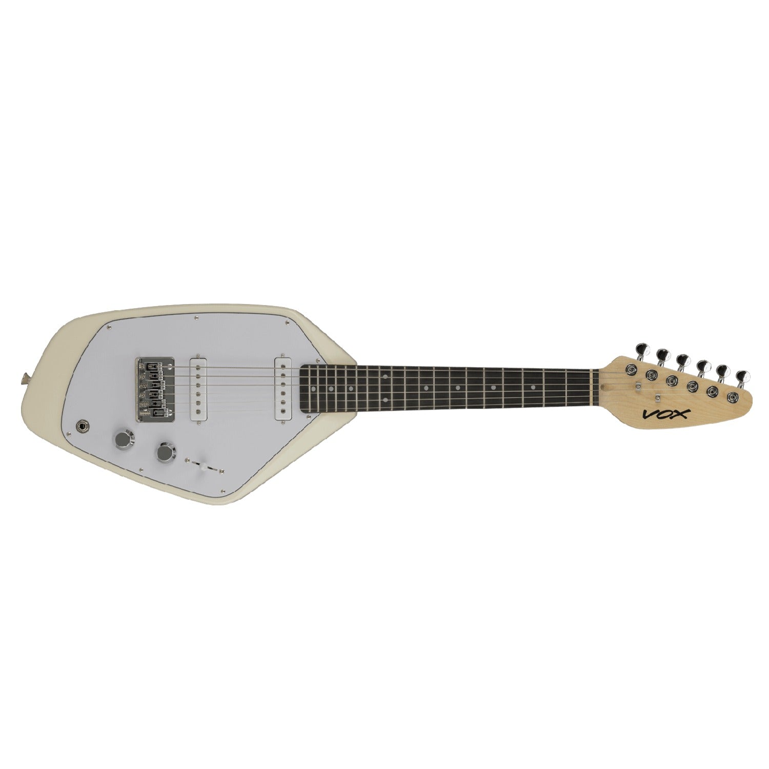 Vox Electric Guitars White Vox Mark V-MK5 Mini 6 String Electric Guitar
