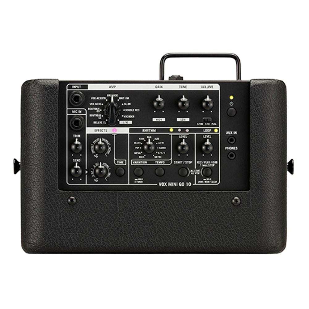 vox guitar combo amplifiers black vox mini go 10 watt digital modelling amplifier