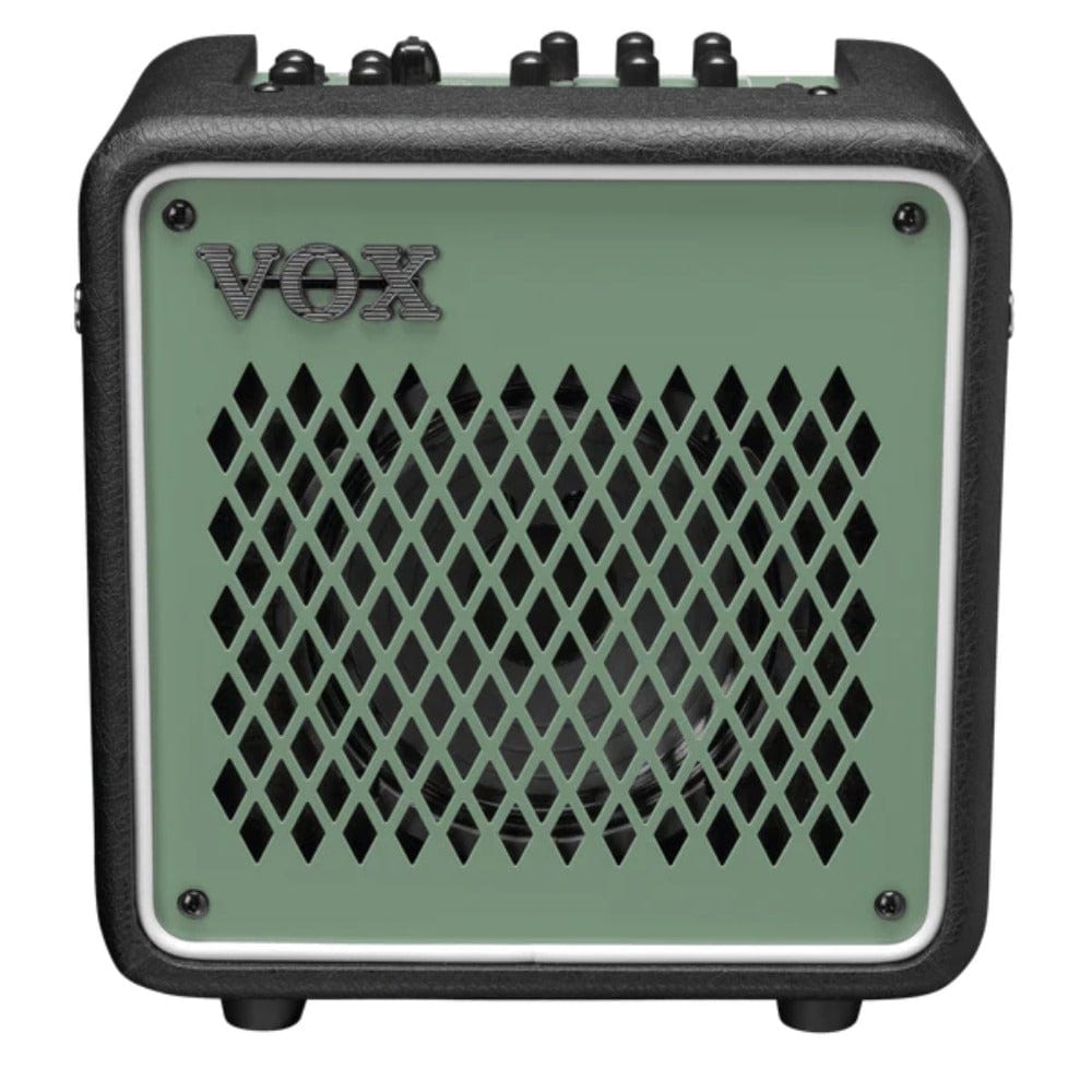 vox guitar combo amplifiers olive green vox mini go 10 watt digital modelling amplifier
