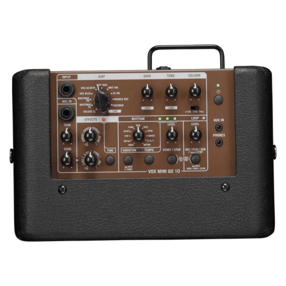 vox guitar combo amplifiers vox mini go 10 watt digital modelling amplifier