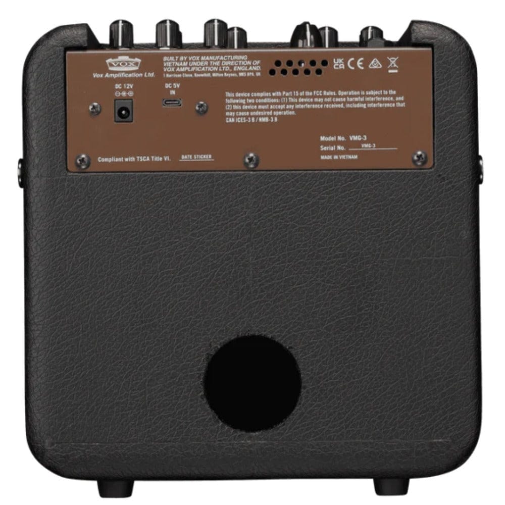 vox guitar combo amplifiers vox mini go 3 watt digital modelling amplifier #color_brown