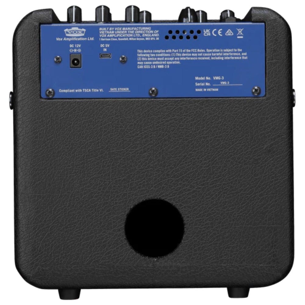 vox guitar combo amplifiers vox mini go 3 watt digital modelling amplifier #color_blue