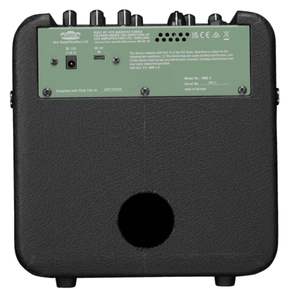 vox guitar combo amplifiers vox mini go 3 watt digital modelling amplifier #color_olive-green