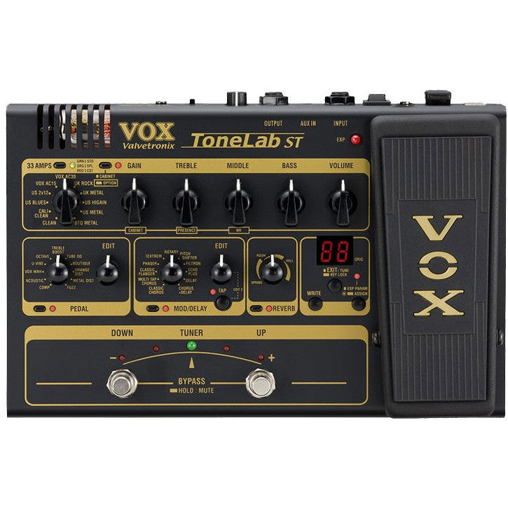 vox guitar processors vox tonelab st guitar multi effects pedal