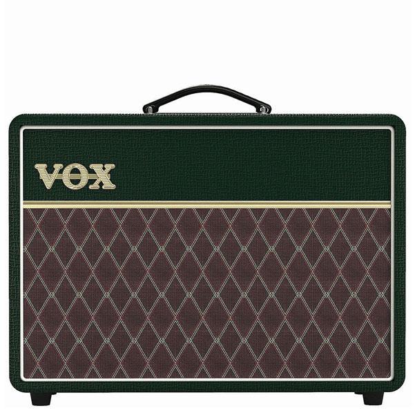 vox tube amplifiers british green vox ac10c1 1x10inch 10-watt tube combo amplifier #color_british-green