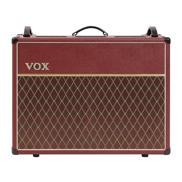 vox tube amplifiers maroon bronco vox custom ac30c2 30w 2x12 tube guitar combo amplifer#color_maroon-bronco