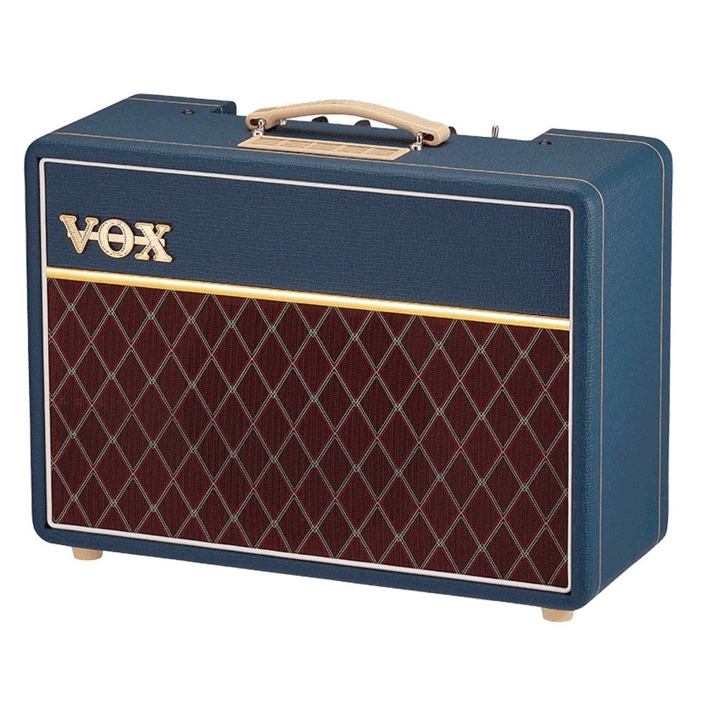 vox tube amplifiers vox ac10c1 1x10inch 10-watt tube combo amplifier #color_rich-blue