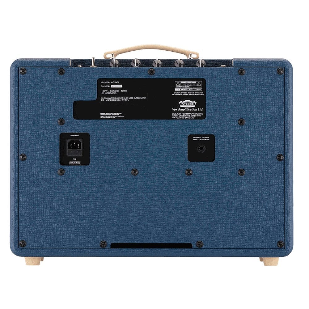 vox tube amplifiers vox ac10c1 1x10inch 10-watt tube combo amplifier #color_rich-blue