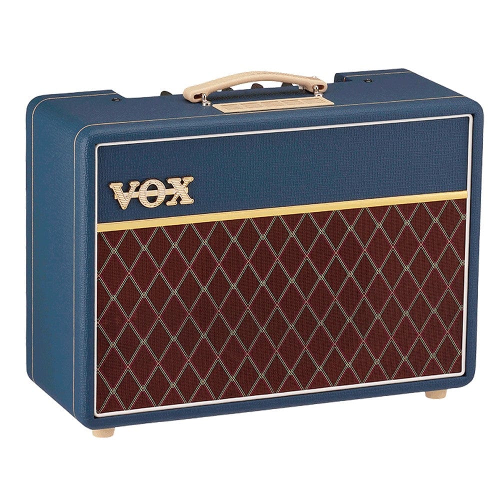 vox tube amplifiers vox ac10c1 1x10inch 10-watt tube combo amplifier #color_rich-blue