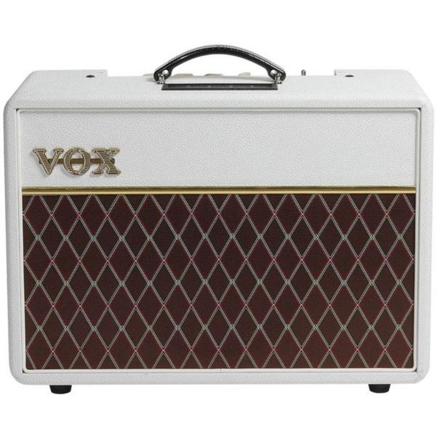vox tube amplifiers white bronco vox ac10c1 1x10inch 10-watt tube combo amplifier #color_white-bronco