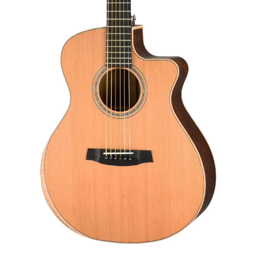 walden electro acoustic guitars natural walden g3033rce/h grand auditorium electro acoustic guitar with hardcase