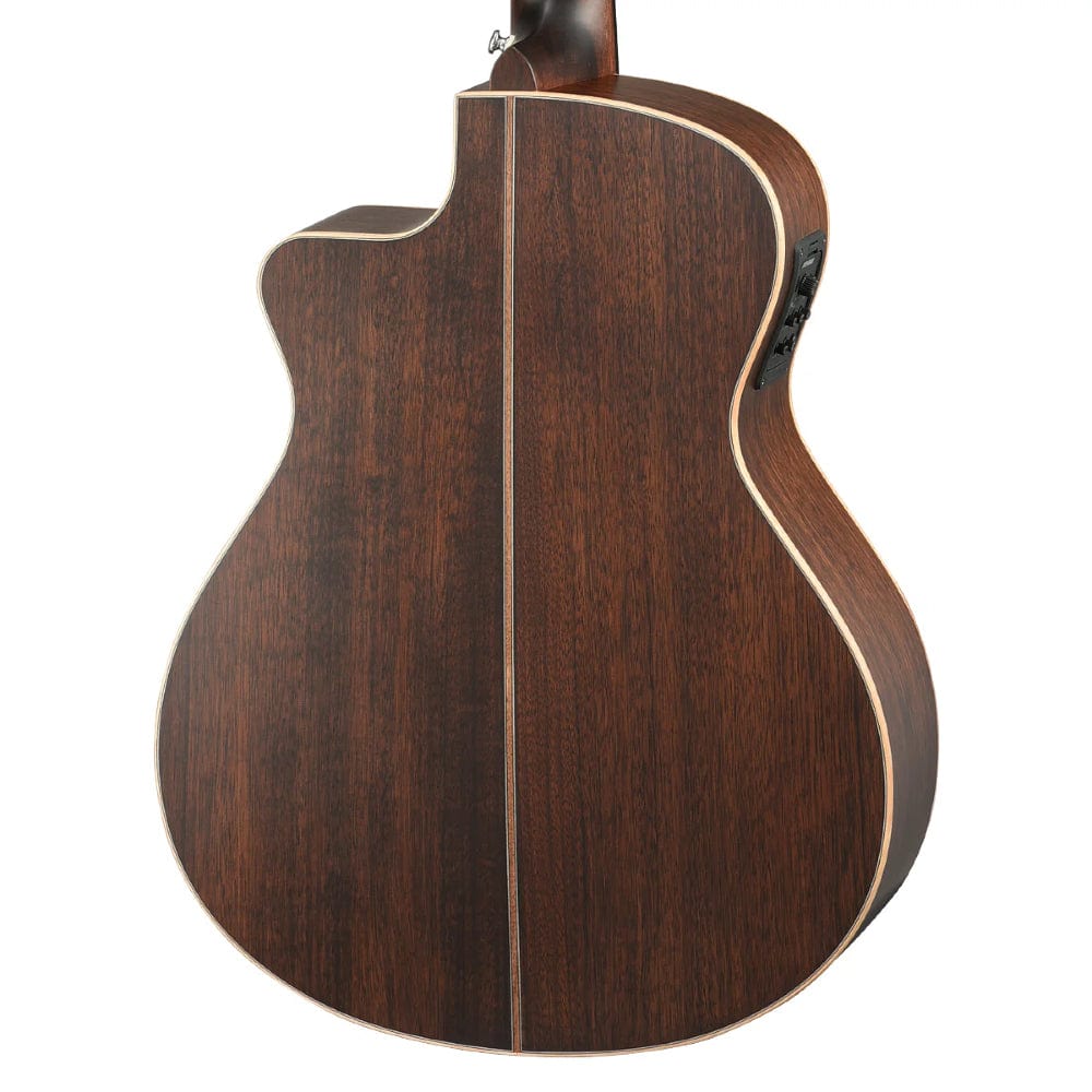 walden electro acoustic guitars natural walden g3033rce/h grand auditorium electro acoustic guitar with hardcase