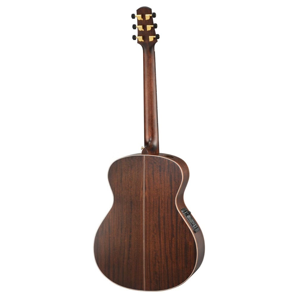 walden electro acoustic guitars walden b103e/h grand auditorium electro acoustic guitar with hardshell case - natural
