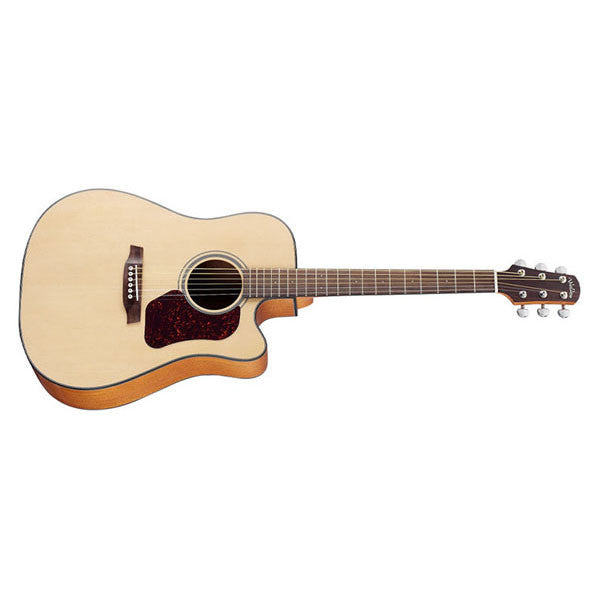 walden electro acoustic guitars walden d550ce/g acoustic electric guitar dreadnought cutaway - natural