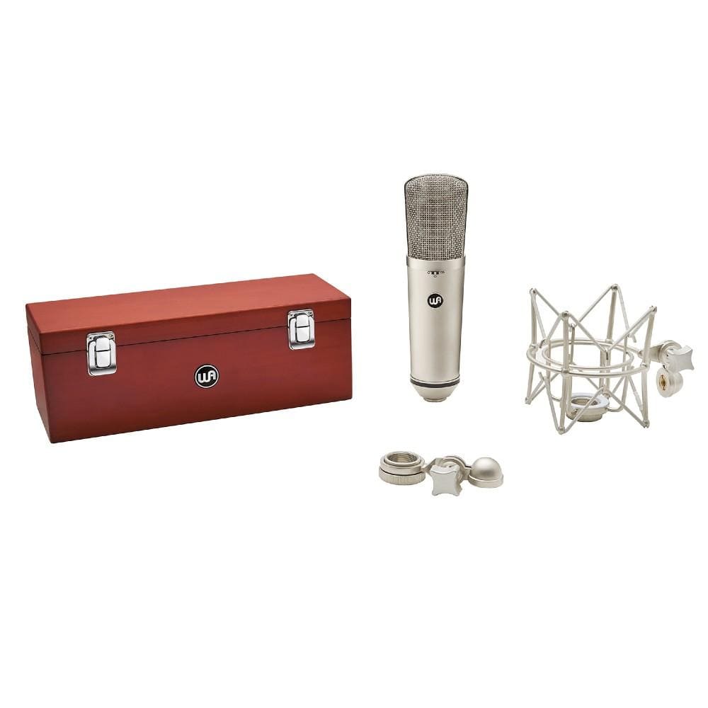 warm audio condenser microphones nickel warm audio wa 87 r2 fet condenser microphone