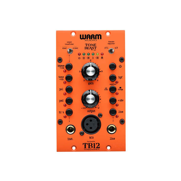 warm audio pre amps warm audio tb-12 500 series universal pre amp with di