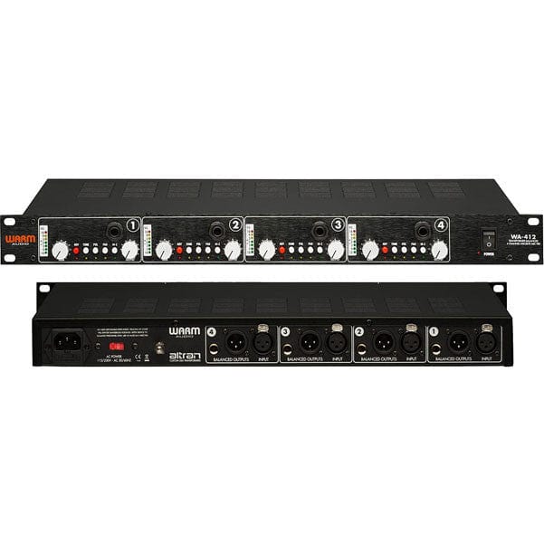 warm audio pre amps warm audio wa-412 4 channel universal pre amp with di