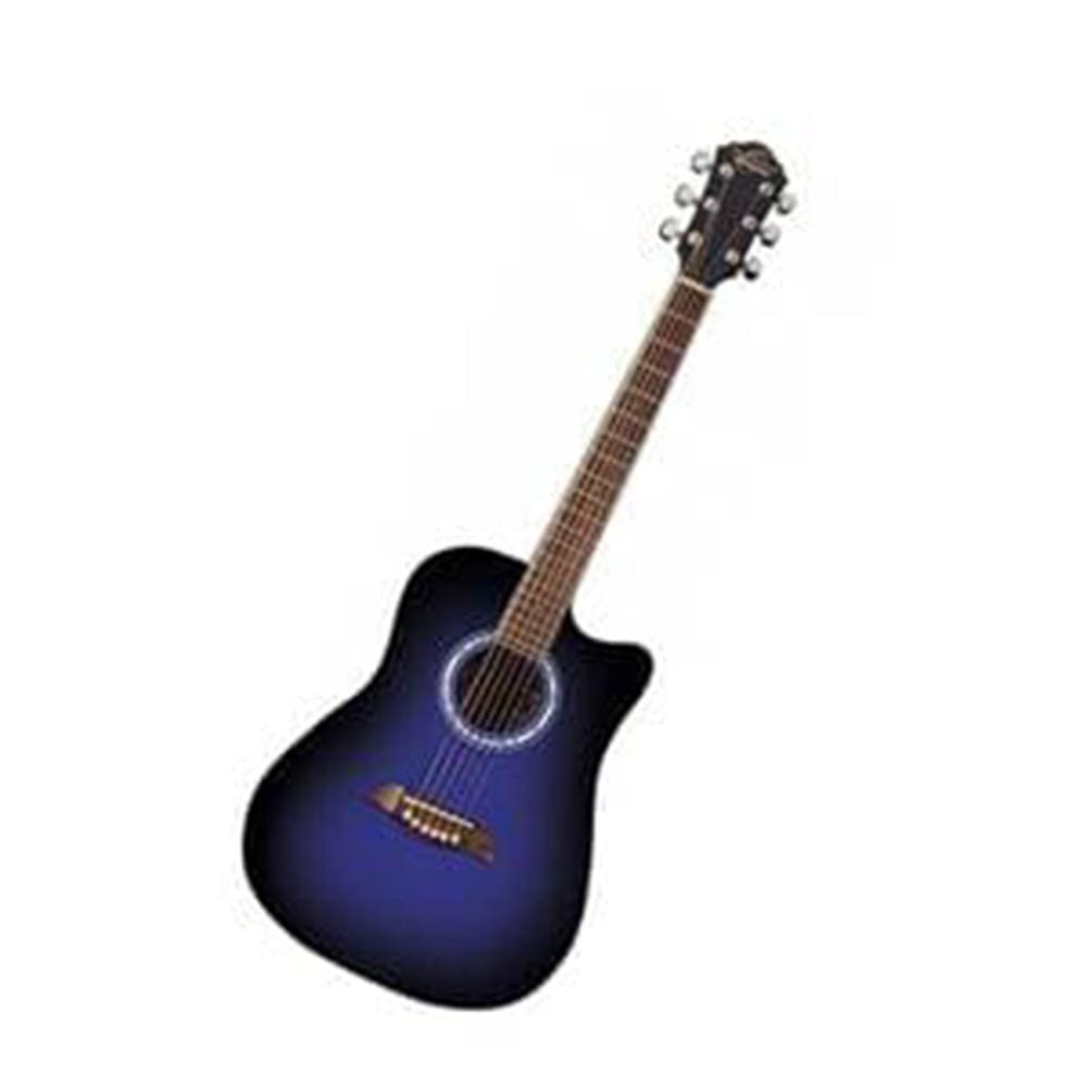 washburn acoustic guitars washburn od45cblbpak dreadnought acoustic guitar
