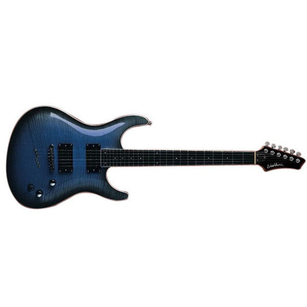 washburn electric guitars washburn rx22fblb electric guitar - flame blue burst
