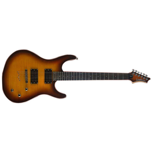 washburn electric guitars washburn rx22ftsb electric guitar - flame tobacco sunburst