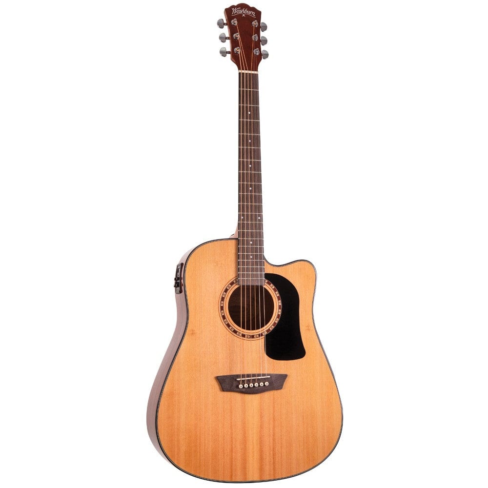 washburn electro acoustic guitars washburn apprentice d5ce pack - ad5ce au dreadnought electro acoustic guitar pack