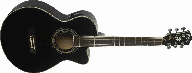 washburn electro acoustic guitars washburn ea10b cutaway electro acoustic guitar petite jumbo