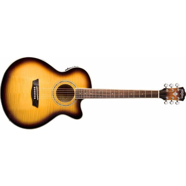 washburn electro acoustic guitars washburn festival series ea15atb acoustic-electric guitar
