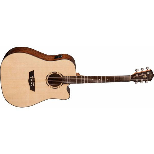 washburn electro acoustic guitars washburn woodline dreadnought wld10sce acoustic electric guitar