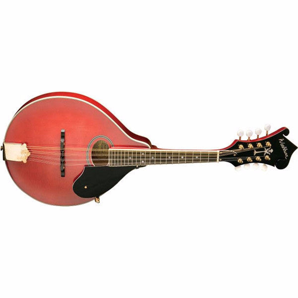 washburn mandolins washburn m1sdl a-style mandolin - transparent red