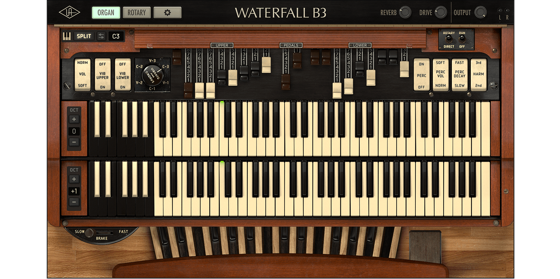 UAD Waterfall B3 Organ: B3 Organ Plugin