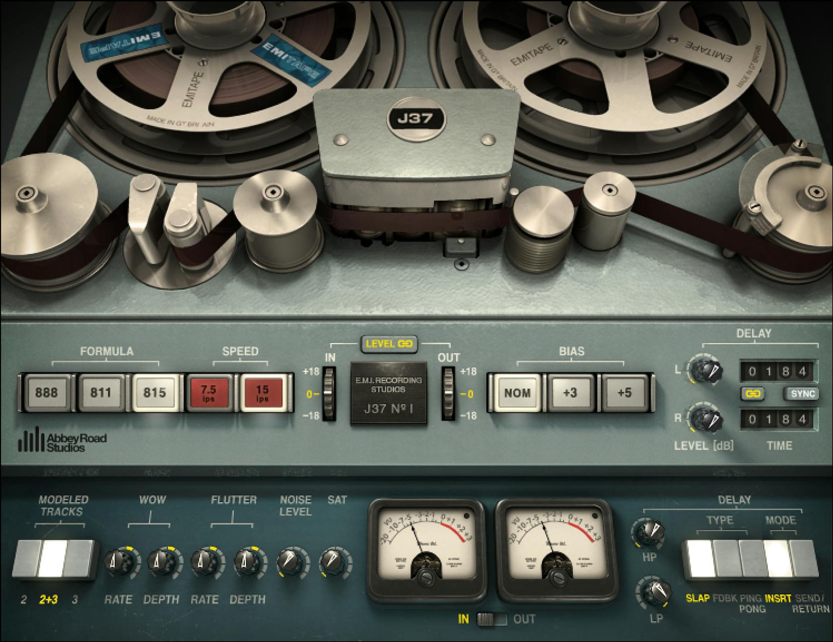 WAVES Virtual Processors Waves Abbey Road J37 Tape: Tape Machine Plugin