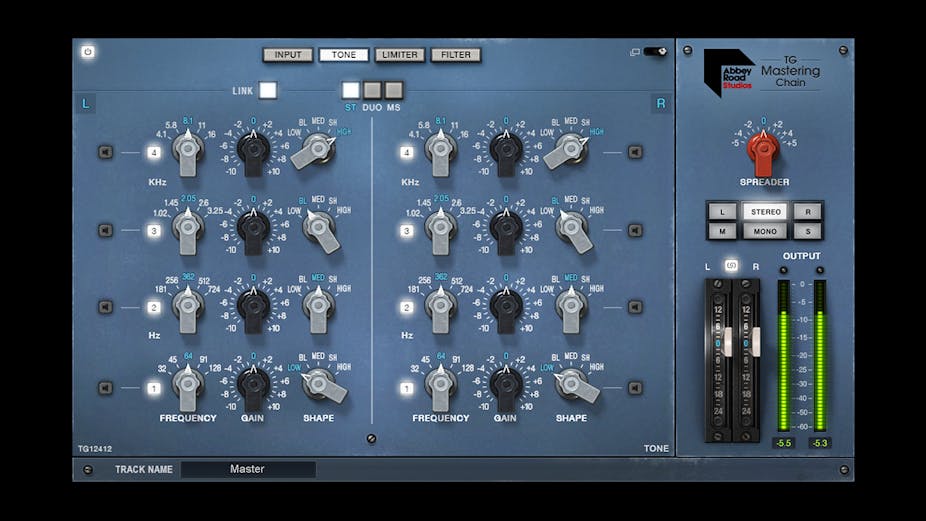 WAVES Virtual Processors Waves Abbey Road TG Mastering Chain: Mastering Chain Plugin