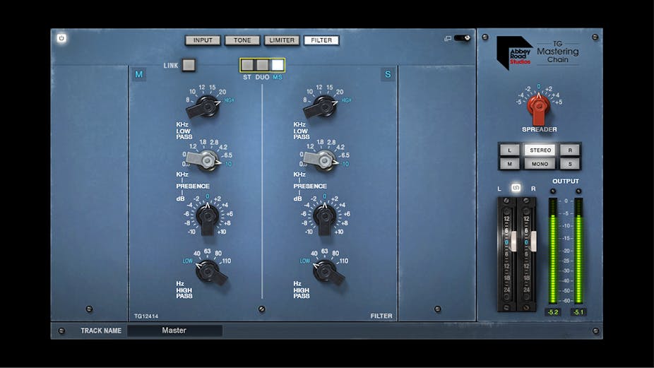 WAVES Virtual Processors Waves Abbey Road TG Mastering Chain: Mastering Chain Plugin