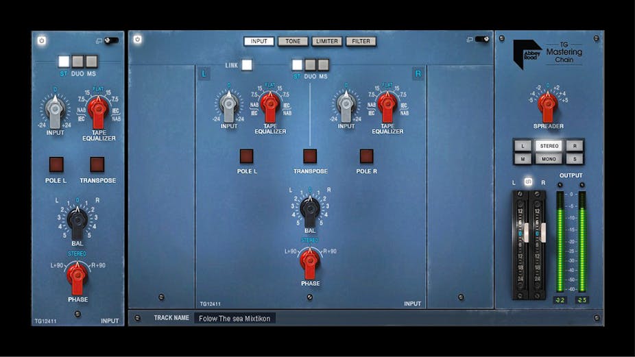 WAVES Virtual Processors Waves Abbey Road TG Mastering Chain: Mastering Chain Plugin