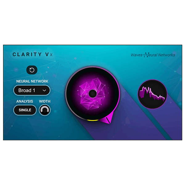 WAVES Virtual Processors Waves Clarity Vx: De-Reverb Plugin