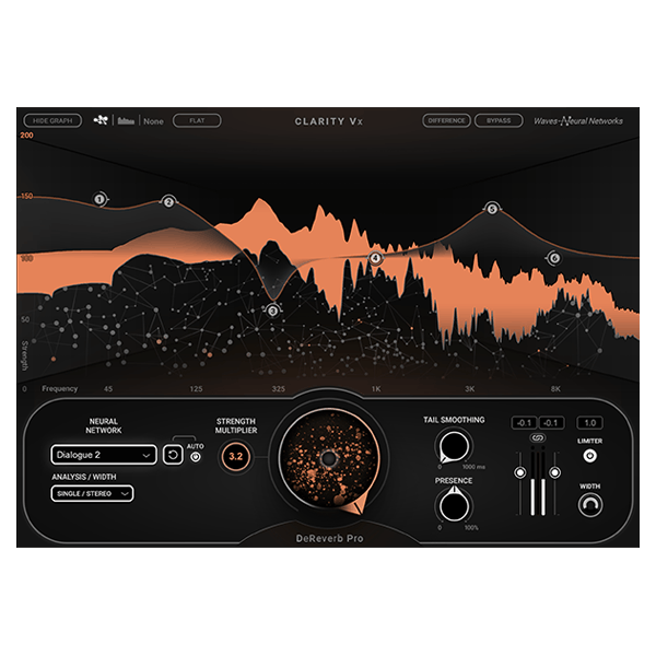 WAVES Virtual Processors Waves Clarity Vx DeReverb Pro: De-Reverb Plugin