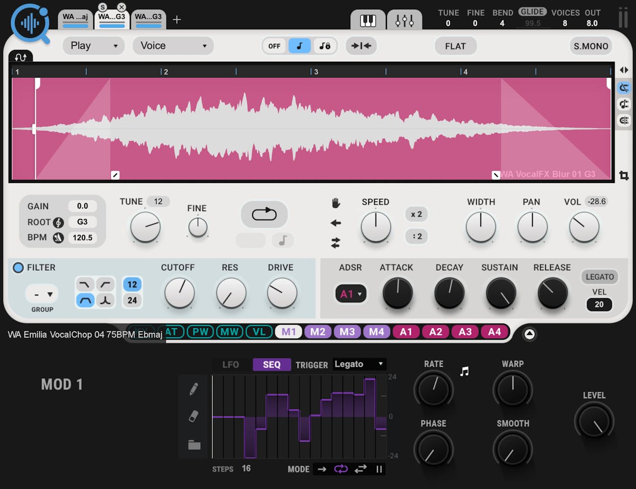 WAVES Virtual Processors Waves CR8 Creative Sampler: Sampler