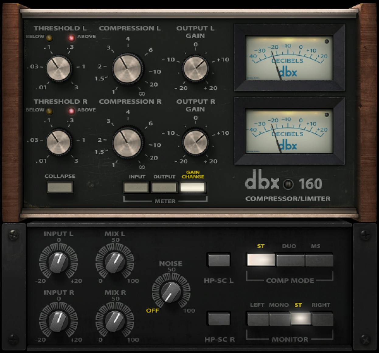 WAVES Virtual Processors Waves dbx 160 Compressor / Limiter: Compressor/Limiter Plugin