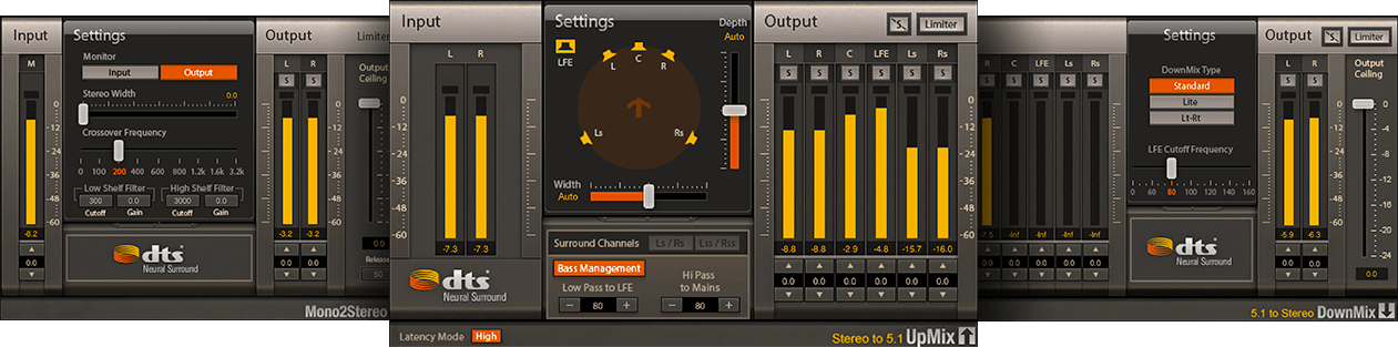 WAVES Virtual Processors Waves DTS Neural™ Surround Collection: Surround Sound Plugin Collection