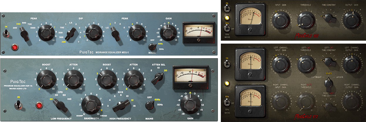 WAVES Virtual Processors Waves JJP Analog Legends: Analog Plugin Bundle