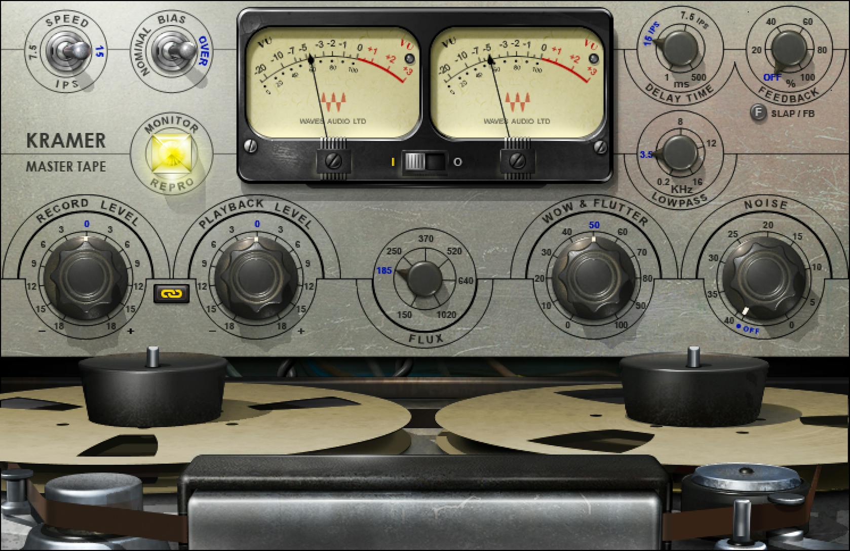 WAVES Virtual Processors Waves Kramer Master Tape: Tape Machine Plugin