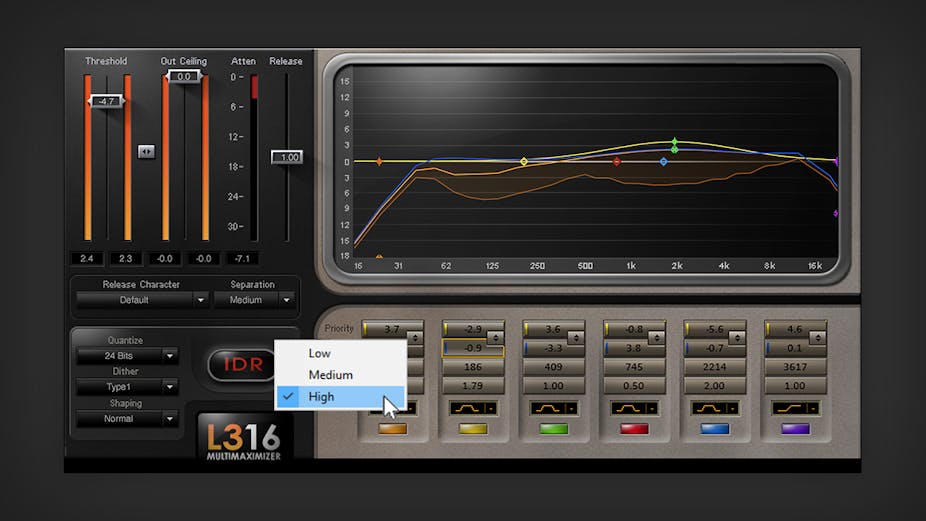 WAVES Virtual Processors Waves L3-16 Multimaximizer: Multiband Maximizer Plugin