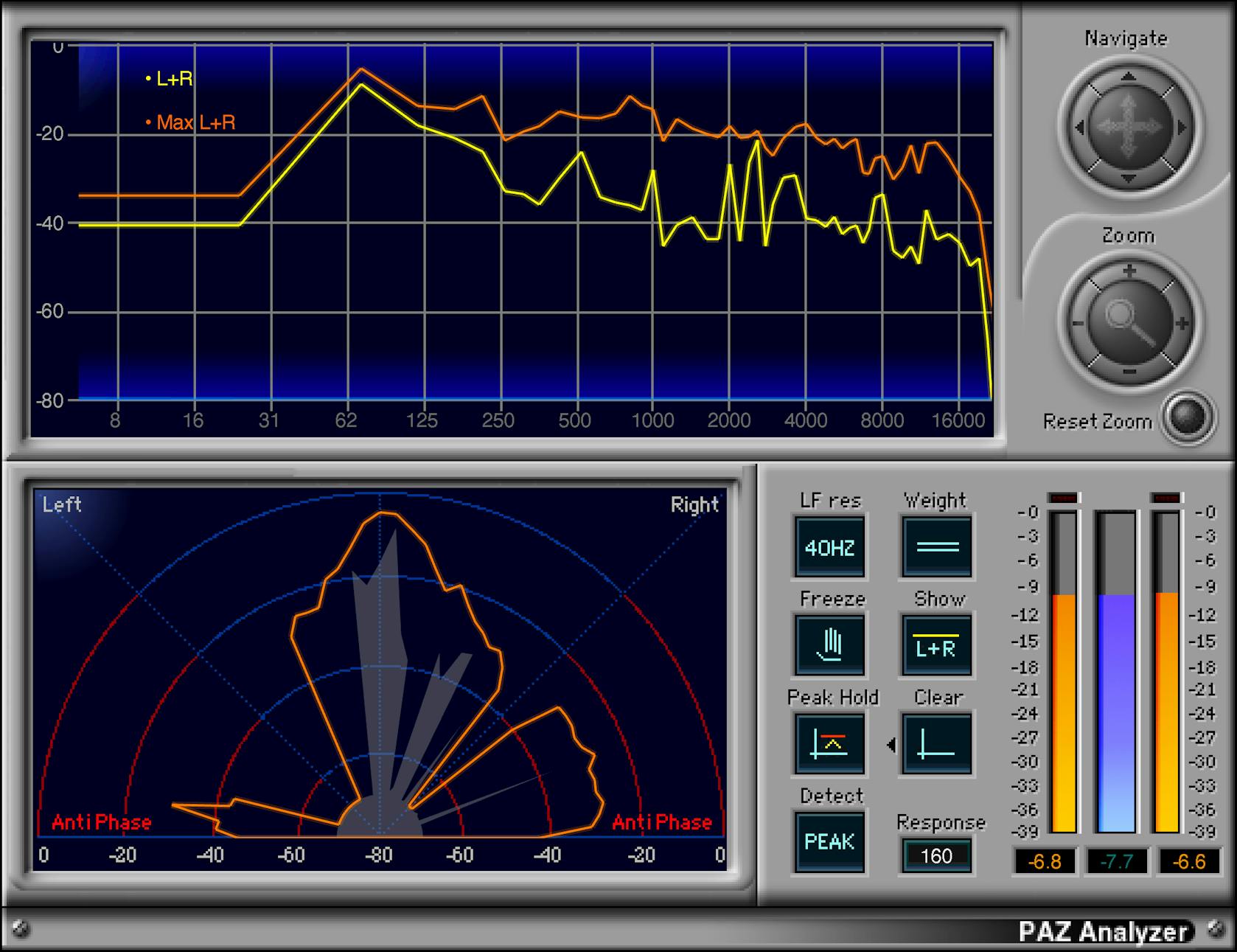WAVES Virtual Processors Waves PAZ Analyzer: Audio Analyzer Plugin