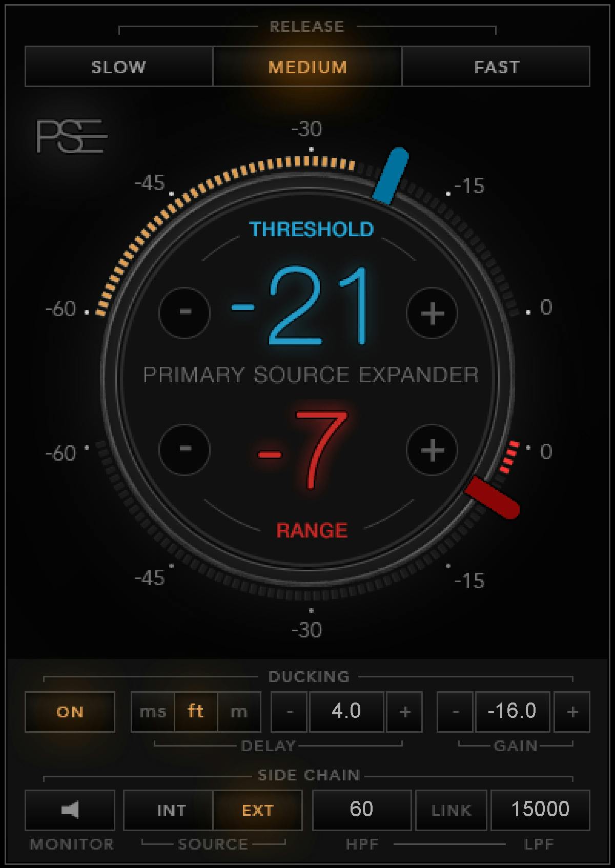 WAVES Virtual Processors Waves Primary Source Expander: Expander Plugin