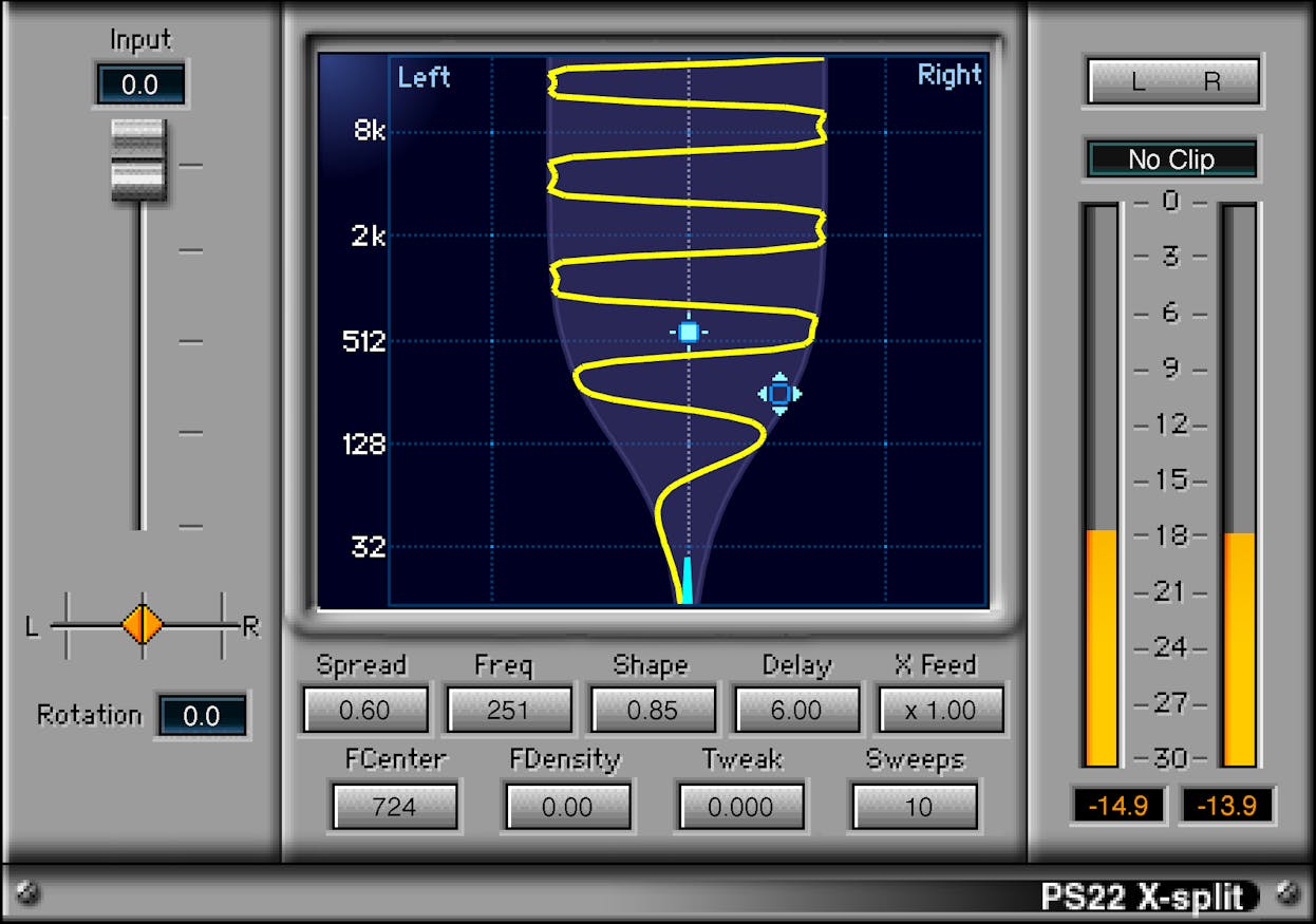 WAVES Virtual Processors Waves PS22 Stereo Maker: Stereo Maker Plugin